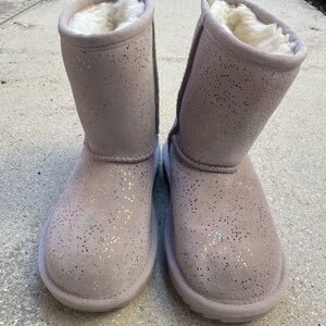 UGG Glittery Light Purple Boots toddler 10